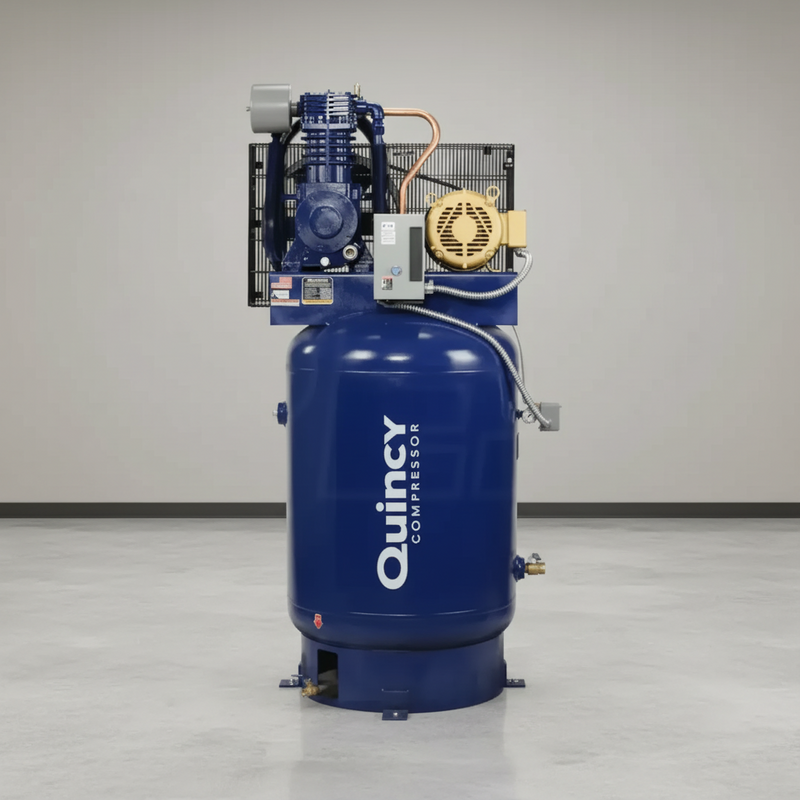 Quincy Air Compressor 4103DS12VCB46 QT Pro 10 HP 120 Gallon