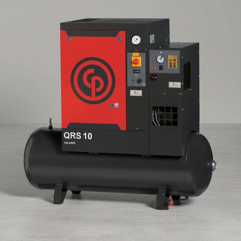 Chicago Pneumatic Air Compressor QRS10 150 BM 10 HP Rotary Screw 150 PSI