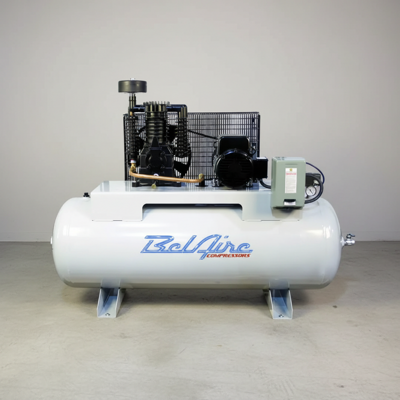 BelAire Air Compressor 318H 5 HP 80 Gallon Two Stage 208-230V 1 Phase