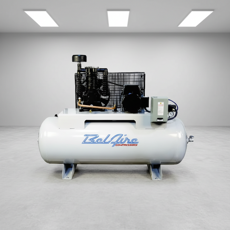 BelAire Air Compressor 318HLE Elite Series 7.5 HP 80 Gallon Two Stage 208-230V 1 Phase