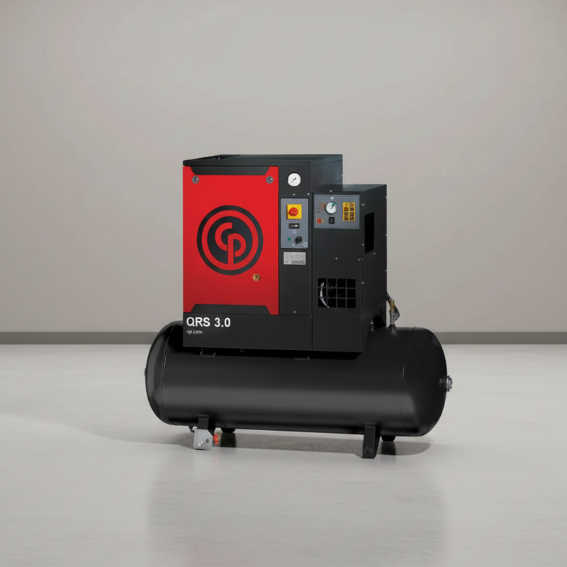 Chicago Pneumatic Air Compressor QRS3.0HP-1 3 HP Rotary Screw 1 Phase