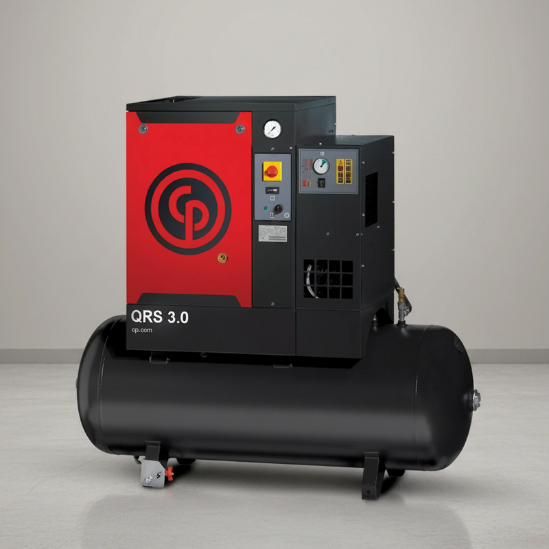 Chicago Pneumatic Air Compressor QRS3.0HP-3 3 HP Rotary Screw 3 Phase