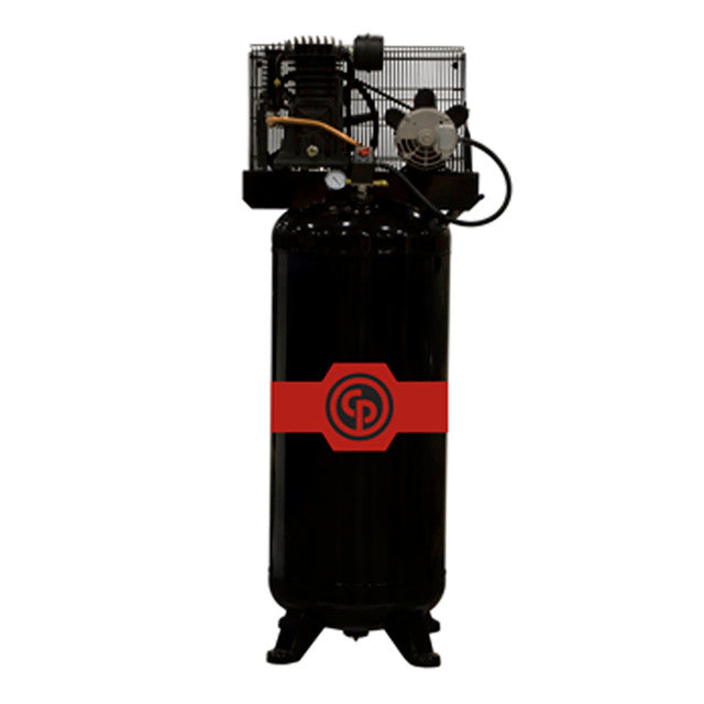 Chicago Pneumatic Air Compressor RCP-4961VNS 5 HP 60 Gallon Two Stage 230V 1 Phase