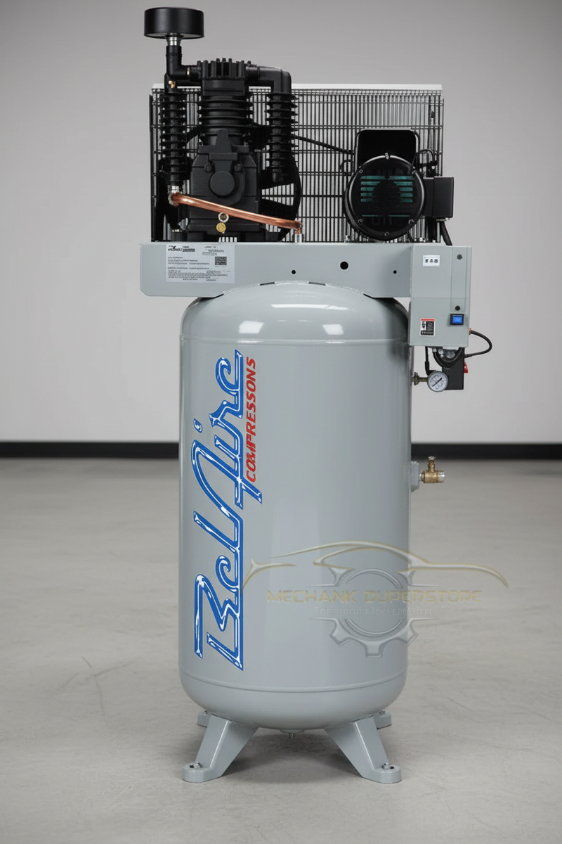 BelAire Air Compressor 338V 5 HP 80 Gallon Two Stage 230V