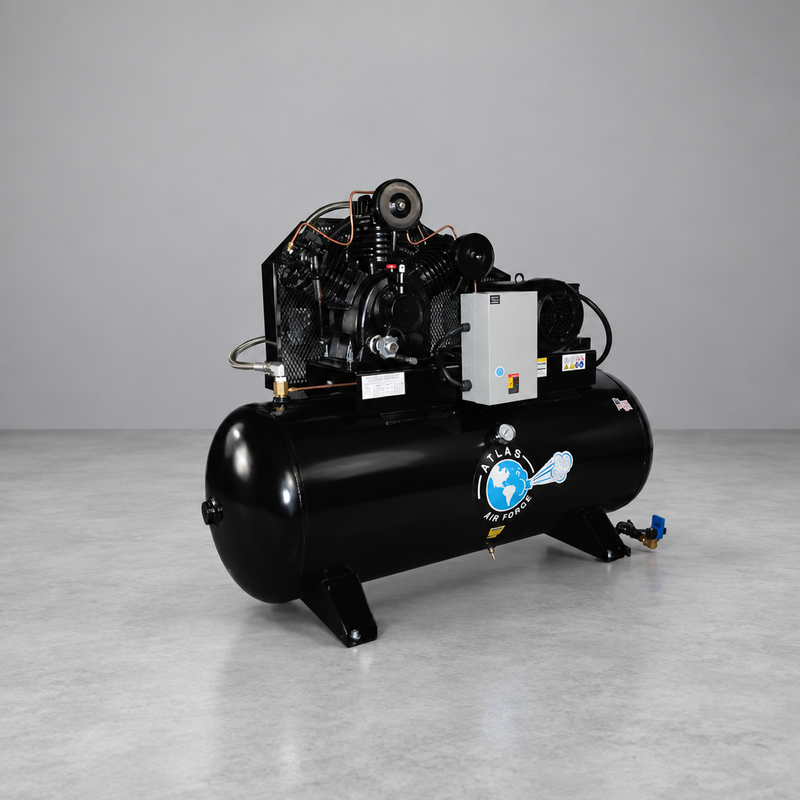Atlas Air Force AF10-3PH 10HP 120-Gallon Air Compressor