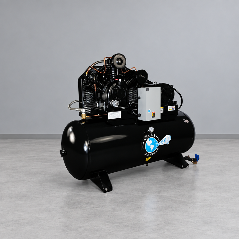 Atlas Air Force AF10-1PH 10HP 120-Gallon Air Compressor
