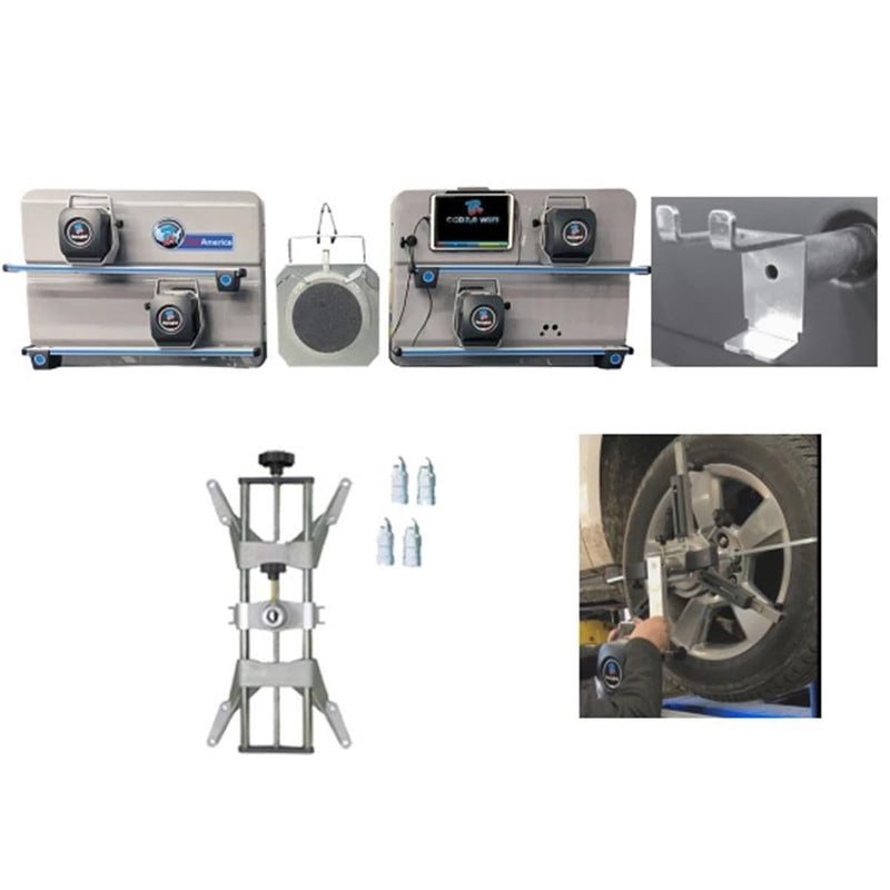 Atlas Edge TD2.0 Select WiFi Wheel Alignment System with Ravaglioli 8-Camera Optics and TEQ-LINK Tablet