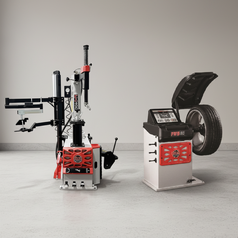 Atlas Platinum PTC400 Tire Changer + PWB50 Wheel Balancer Combo Package