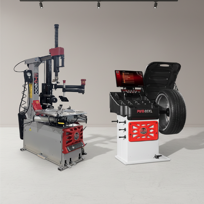 Atlas Platinum PTC600 Tire Changer & PWB90XL Wheel Balancer Combo Package