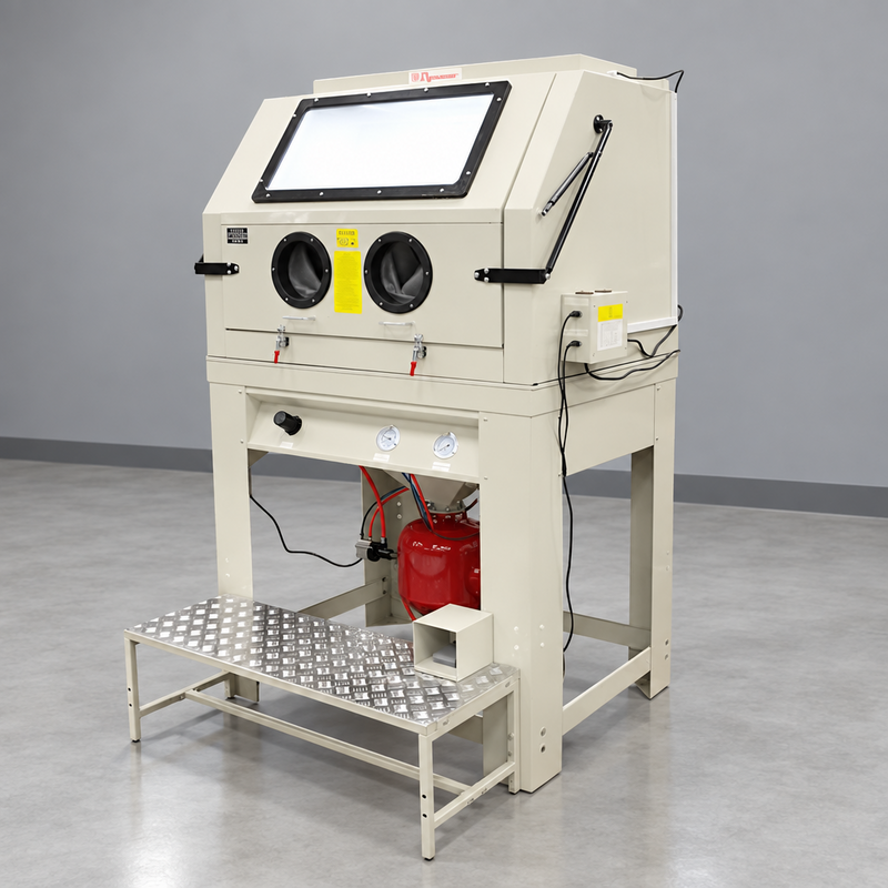 Atlas PSBC990 Pressurized Large Sandblast Cabinet w/ Vacuum