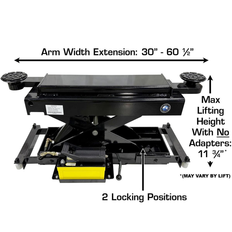 Atlas RJ45A 4,500 lb Air/Hydraulic Rolling Bridge Jack
