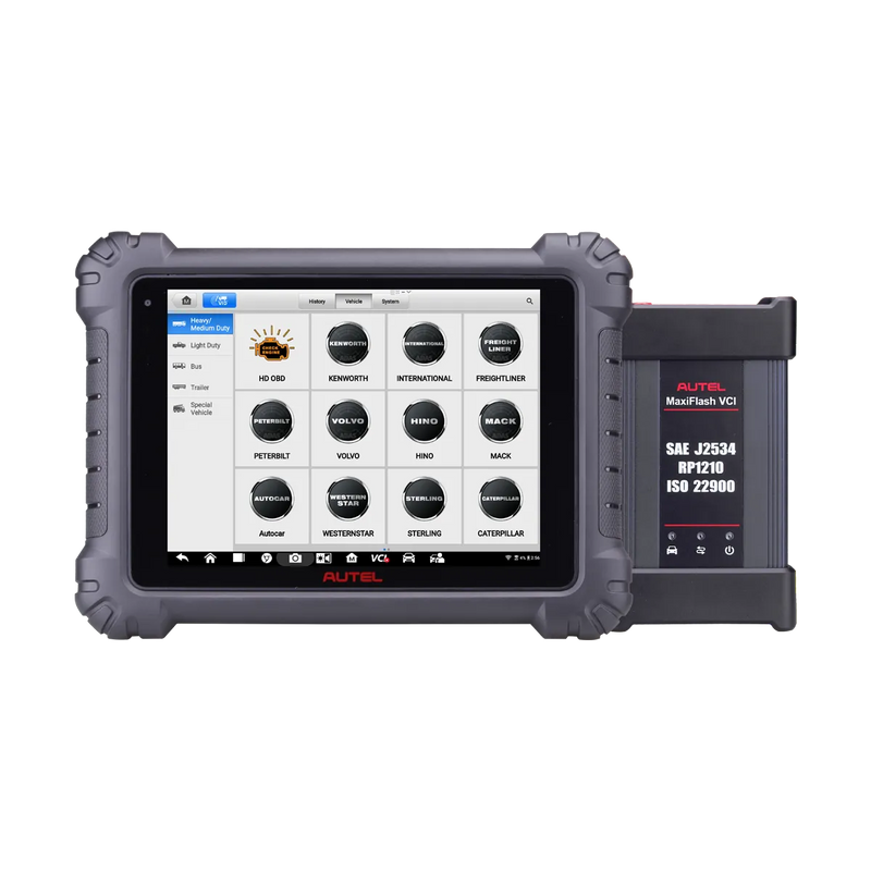 Autel CVAGLS CV ADAS Standard Glass Calibration Package — MS909CV Tablet + CV Pattern for Class 3-8 Commercial Vehicles