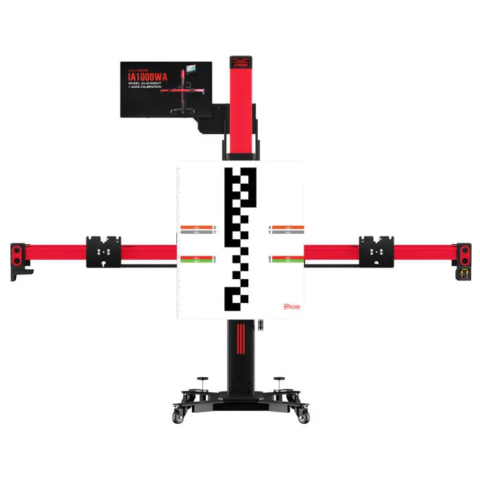 Autel IA1000AST MaxiSYS All-Systems ADAS Calibration & Wheel Alignment System with LDW Targets and MaxiSYS Ultra S2 Tablet