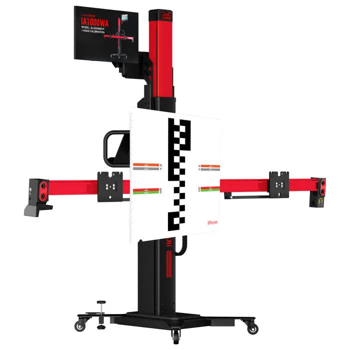 Autel IA1000AST MaxiSYS All-Systems ADAS Calibration & Wheel Alignment System with LDW Targets and MaxiSYS Ultra S2 Tablet