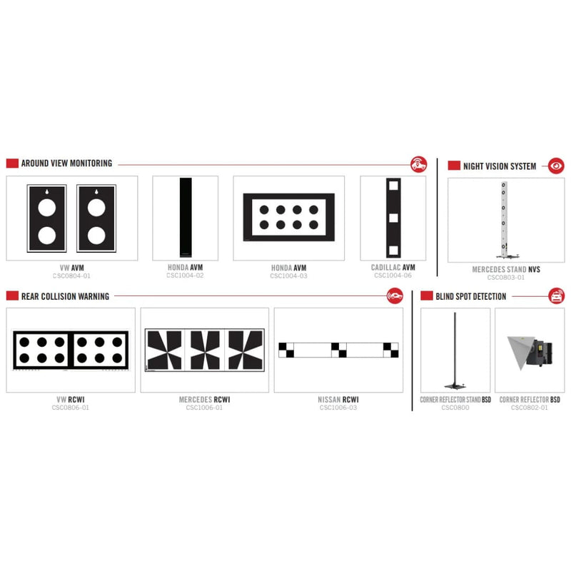 Autel MA600 CAL 1 ADAS Expansion Package with AVM, RCW, NVS, and BSD Calibration Targets