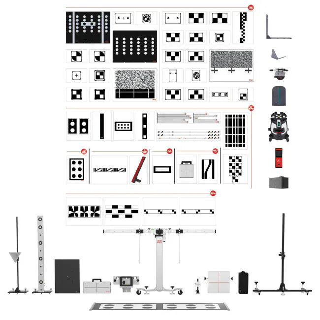 Autel MaxiSYS ADAS MAS20 All Systems 2.0 Mobile Calibration Package with MA600 Frame