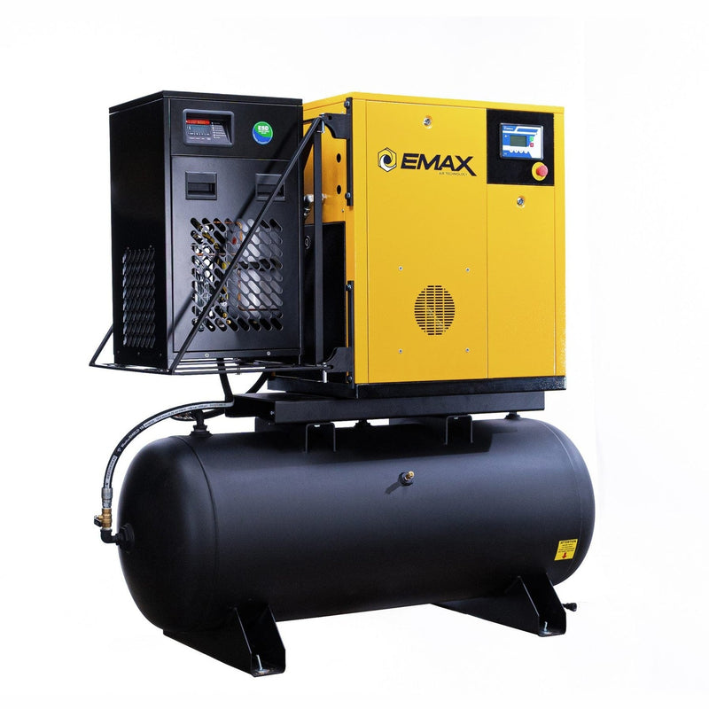 EMAX 7.5 HP 120-Gallon Rotary Screw Air Compressor ERVK070001