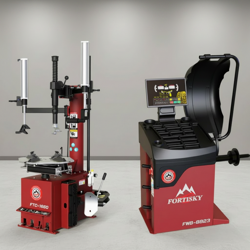 Fortisky 1660-8823 Tire Changer & Wheel Balancer Combo