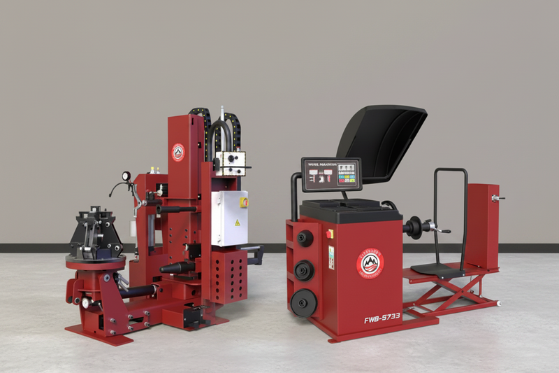 Fortisky 6700-5733 Truck Tire Changer & Balancer Combo Fully Automatic