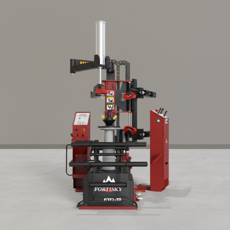 Fortisky FTC-T8 Leverless Center Post Tire Changer - Fully Automatic