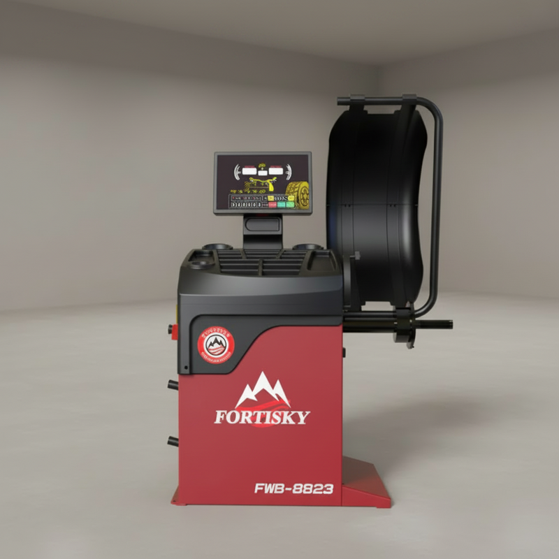 Fortisky FWB-8823 2D Car Wheel Balancer Self-Calibration w/Laser Light