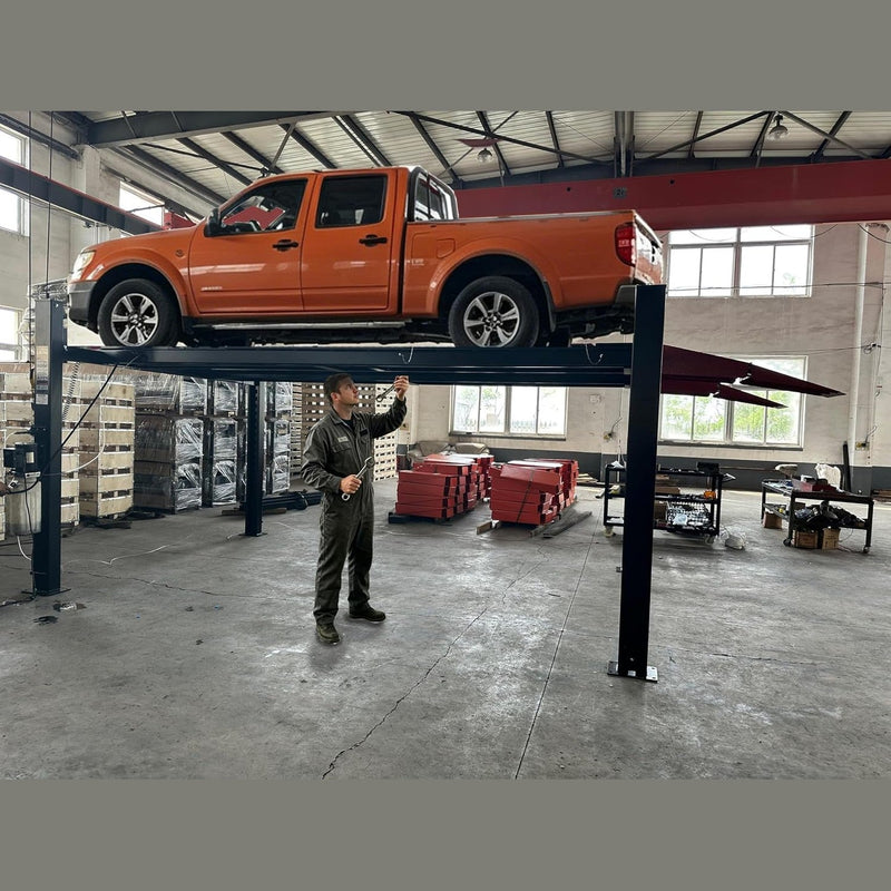 Katool KT-4M110PA 11,000 lb 4-Post Alignment Lift with 7,000 lb Rolling Jack