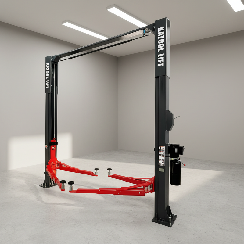 Katool KT-M140XD 14,000 lb 2-Post Overhead Clear-Floor Car Lift