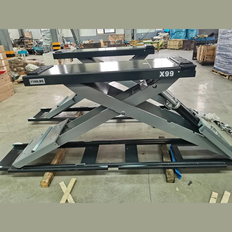 Katool KT-X99 Full-Rise Scissor Lift — 7,700 lb Capacity, 76" Lift Height