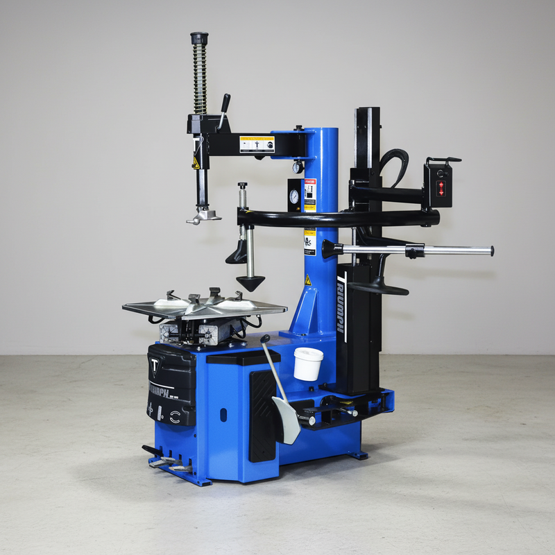 Triumph NTC-950-1 Single Assist Arm Tire Changer, 16–28" Clamping, Run-Flat Capable, 110V