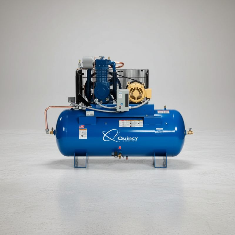 Quincy Air Compressor 471CS80HCB QT Pro 7.5 HP 80 Gallon Two Stage 230V 1 Phase