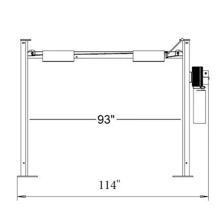 Triumph NSS-8SQ 8,000 lb 4-Post Storage (Classic, Shorter Length)