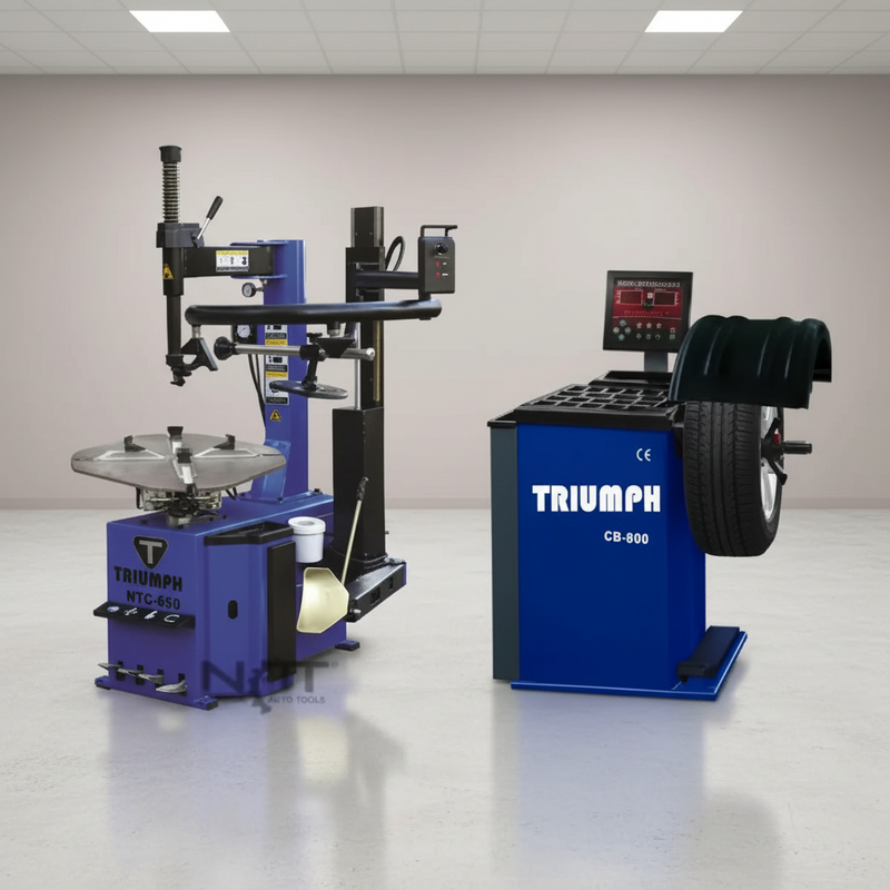 Triumph NTC-950-1 Tire Changer + NTB-800 Wheel Balancer Combo