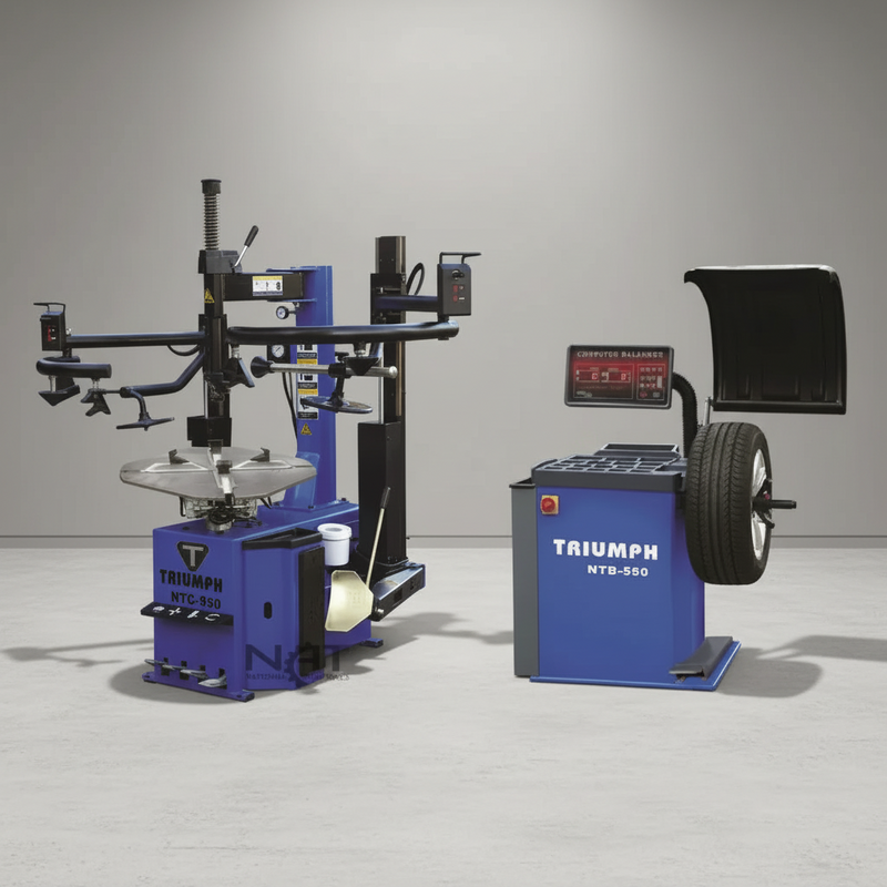 Triumph NTC-950-2 Tire Changer + NTB-550 Wheel Balancer Combo
