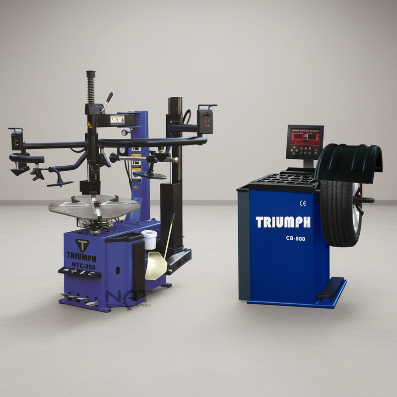 Triumph NTC-950-2 Tire Changer + NTB-800 Wheel Balancer Combo