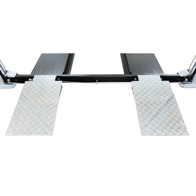 Triumph USA8000XLT 8,000 lb 4-Post Lift — Made in USA, Extended-Length Service & Storage Lift, Caster Kit + Jack Tray + 3 Drip Trays