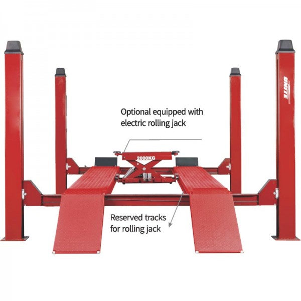 Unite 3.5 T Capacity U-F35 Four Post Vehicle Lift
