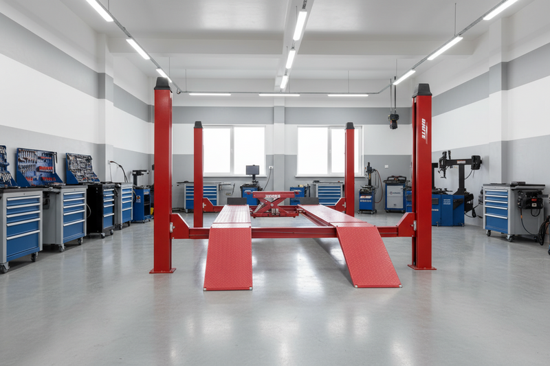 4.0 T Capacity U-F40 Four Post Vehicle Lift